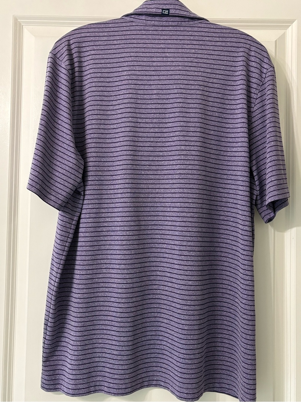 Cutter & Buck LSU Striped Polo size Large - Picture 2 of 4